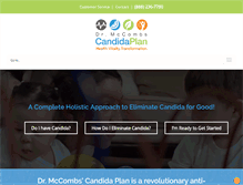 Tablet Screenshot of candidaplan.com